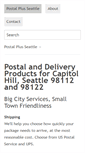 Mobile Screenshot of postalplusseattle.com